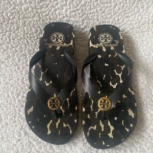 Tory Burch size 7 wedge slippers